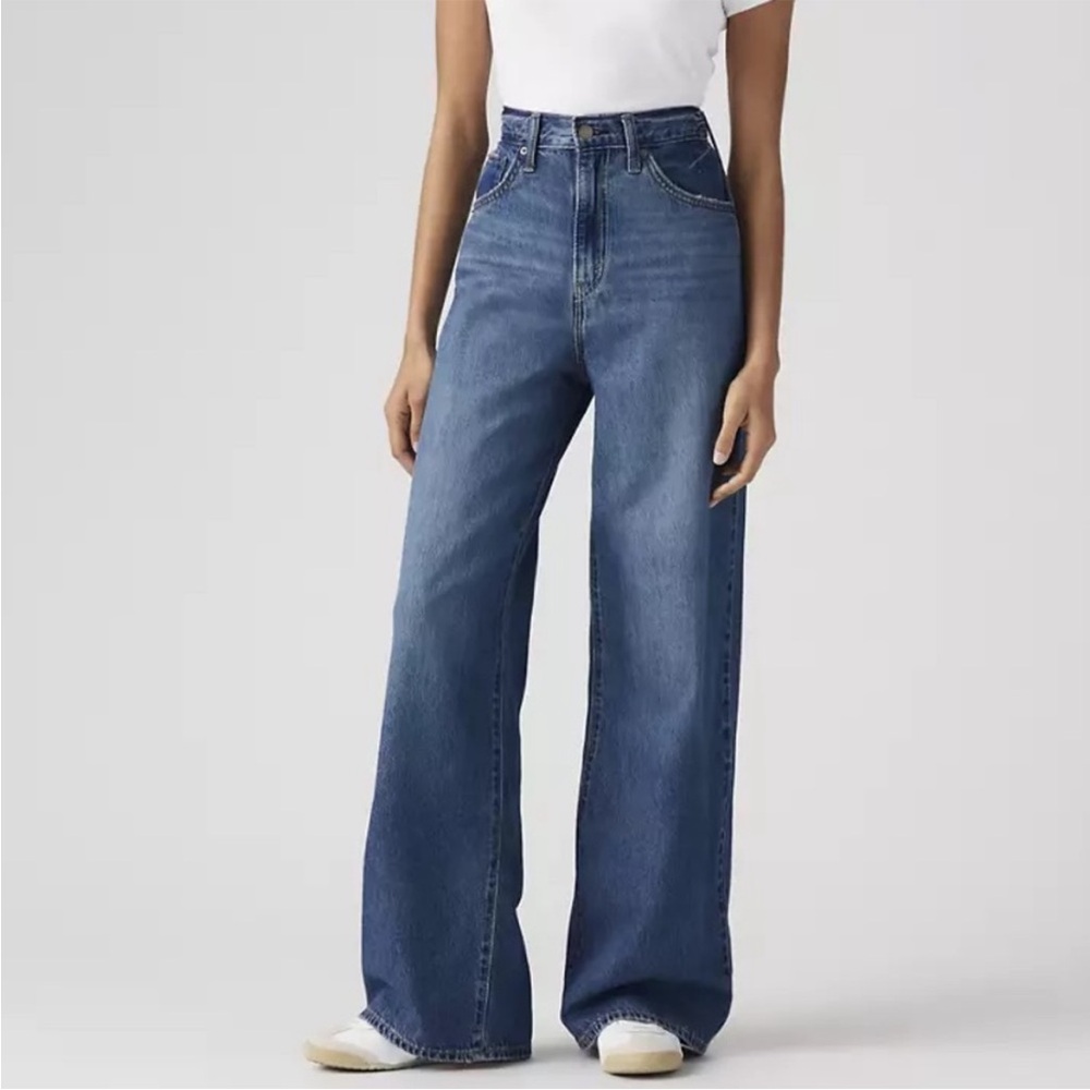 Levi’s cinch baggy blue jeans NWT